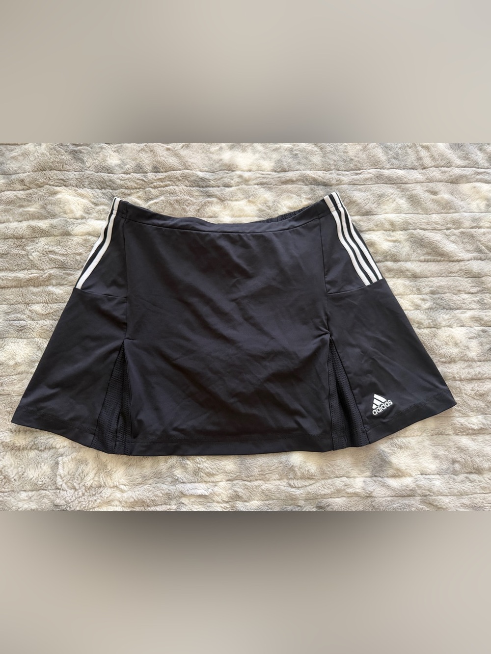 2005 Vintage Black Adidas Climalite Mini Tennis Skirt